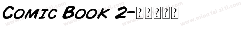 Comic Book 2字体转换